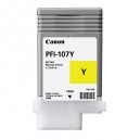 ORIGINAL Canon PFI107 Cartuccia ink jet yellow PFI-107y / 107 /  6708B001 130ml  4960999910970
