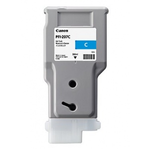 Canon PFI-207C 8790B001 ORIGINAL PFI207c Cartuccia cyan 300ml 4549292000221