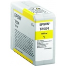  ORIGINALE Epson Cartuccia INK JET yellow C13T850400 T8504 80ml 