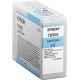  ORIGINALE Epson Cartuccia INK JET cyan  chiaro  C13T850500 T8505 80ml 