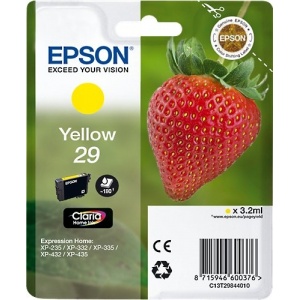 Epson C13T29844012 Orig T2984 Cartuccia inkjet yellow 180 pag 3.2ml  8715946600376