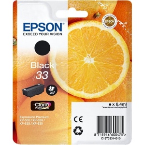 Epson C13T33314012 Orig T3331 Cartuccia inkjet black 250 pag 6.4ml  8715946600475