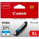 Canon CLI-571c XL  0332C001 orig CLI571 Cartuccia inkjet cyan 10.8ml 4549292032857