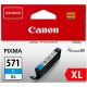 Originale Canon Cartuccia ink jet cyan CLI-571c XL 0332C001 10.8ml XL