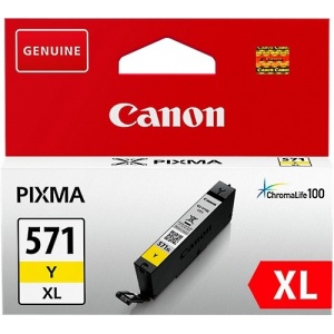 Canon CLI-571y XL 0334C001 orig CLI571XL Cartuccia yellow 10.8ml 4549292032888