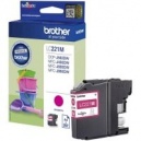 ORIGINAL Brother Cartuccia d'inchiostro magenta LC221M LC-221 ~260 Pag 3.9ml 