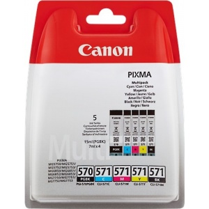 Canon PGI-570 + CLI-571 Orig 0372C004 Multipack black cyan mag yell 8714574631660