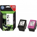 ORIGINALE HP Multipack black / color N9J71AE 62 ink jet - 1x C2P04AE + 1x C2P06AE 889894508881