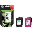 ORIGINALE HP301 hp N9J72AE - Multipack black / color 301 - 1x CH561EE - 1x CH562EE 889894508898