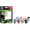 ORIGINALE HP N9J73AE Multipack black cyan magenta yellow 364 4x ink jet 889894508904