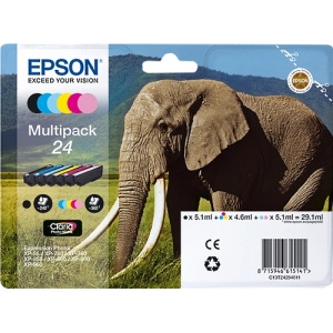 Epson C13T24284011 Orig T2428 Multipack bk cy mag yel cy-lig mag-lig 8715946615141