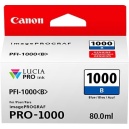 Originale Canon Cartuccia  ink-jet Blu PFI-1000b 0555C001 80ml 