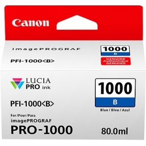 Canon PFI-1000b 0555C001 orig PFI1000b Cartuccia inkjet Blu 80ml 4549292046595