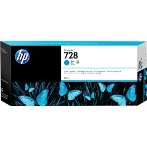 HP F9K17A 728 ORIGINAL Cartuccia cyan 300ml - 889894377937