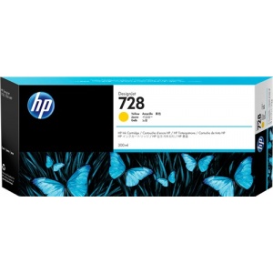 HP F9K15A 728 ORIGINAL Cartuccia inkjet yellow 300ml - 889894377913