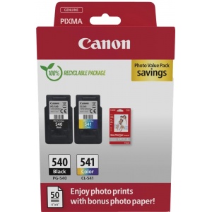 Canon PG-540+CL-541 Orig Black color + Value Pack 10x15 cm 50 fogli 8714574679754