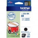 ORIGINALE Brother Cartuccia ink-jet nero LC22UBK LC-22U - 2400 Pag 