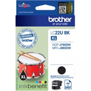 Brother LC22UBK LC-22U ORIGINALE Cartuccia ink-jet nero LC-22U - 2400 Pag  4977766759649