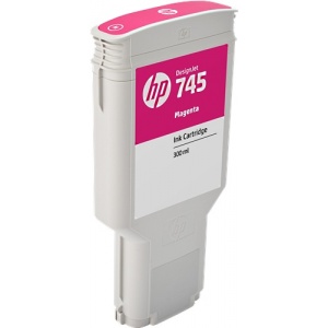 HP F9K01A 745 ORIGINAL Cartuccia inkjet magenta 300ml - 725184104640