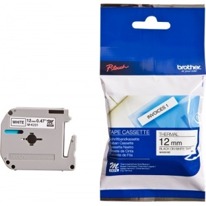 Brother M-K231BZ M-K231 ORIG nastro laminato Nero su bianco - 4977766624954