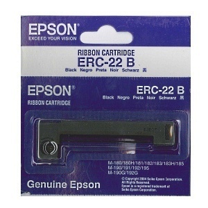 Epson C43S015358 ERC-22B - ORIGINAL Nastro colorato black S015358 ERC22B longlife - 010343852914