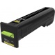 ORIGINAL Lexmark toner giallo 72K20Y0 - 8000 pag  734646586276