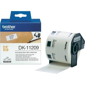 Brother DK-11209 Orig DK11209 Etichette in carta bianca per indirizzi 4977766628136