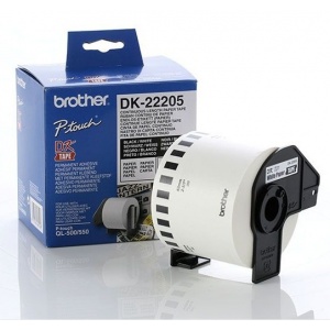 Brother DK-22205 Orig DK22205 etichetta a lunghezza continua bianca 4977766628198