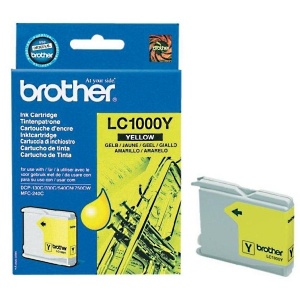 Brother LC1000Y ORIGINALE Cartuccia giallo LC-1000y - 400K - 4977766643962