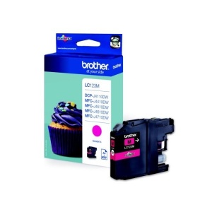 Brother LC123M ORIGINALE Cartuccia magenta LC-123M LC 123 - 600 PAG 4977766713917