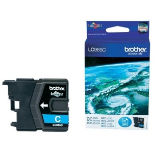 Brother LC985C  LC-985 ORIGINALE Cartuccia cyan 260 PAG  4977766675420