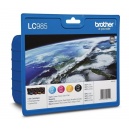 ORIGINAL Brother Value Pack colore LC985VALBPDR  4 cartucce d'inchiostro LC-985: Bk+C+M+Y