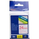 ORIGINAL Brother nastro laminato rosso su bianco TZe-252 TZ-252 24 mm x 8 m, laminato