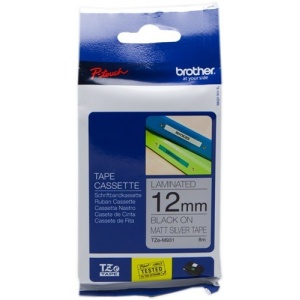 Brother TZe-M931  TZ-M931 Orig nastro laminato nero su argento opaco 4977766691802