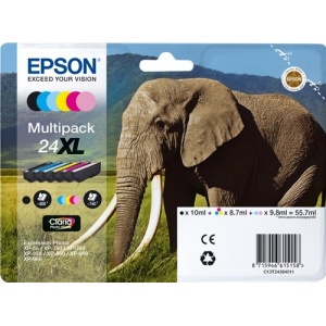 Epson C13T24384011 Orig T2438 Multipack bk cy mag yell cyan light mag light 8715946615158 