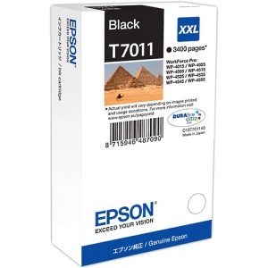 Epson C13T70114010 - T7011 ORIGINAL Cartuccia inkjet nero 3400 pag  XXL - 8715946487090