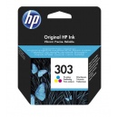 Originale HP T6N01AE / HP-303 / Cartuccia Ink-Jet colore  hp303 - 165 Pag 190780570982