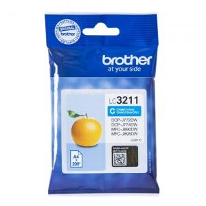 Brother LC3211C LC-3211 - ORIGINAL Cartuccia InkJet  cyan 200 pag 4977766775755