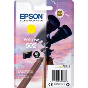 Epson C13T02V44010 502 Original T02V44 Cartuccia Yellow 165 Pag 3.3ml 8715946652788