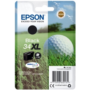 Epson C13T34714010 34XL Orig T3471 Cartuccia Black 1100 Pag  8715946632131