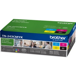 Brother TN-243CMYK Orig TN243cmyk Multipack Black cyan magenta Yellow 4977766787611