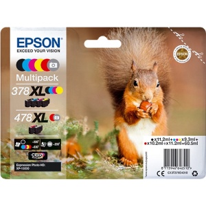 Epson C13T379D4010 378xl 478xl orig T379D Multipack bk cy mag yel Red Gri 8715946646510