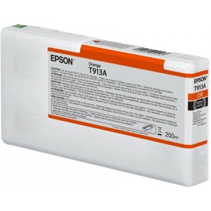 Epson C13T913A00 T913A ORIGINALE Cartuccia Arancione 200ml - 010343930032