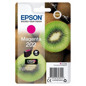 Epson C13T02F34010 202 Orig T02F34 Cartuccia magenta 300 PAG 4.1ml  8715946646244