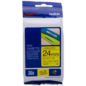 Brother TZe-651 Orig TZ-651 Nastro nero su giallo 24mm x 8mt laminato 4977766686747