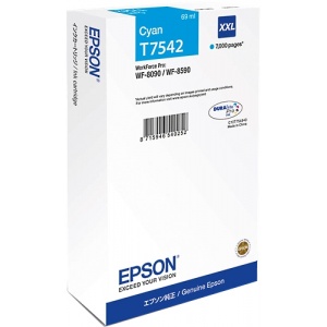 Epson C13T754240 T7542 xxl - ORIGINAL Cartuccia cyan 7000 PAG 69ml - 8715946540252