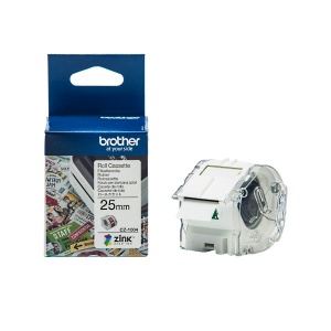Brother CZ-1004  CZ1004 ORIGINAL Etichette etichetta 25 mm e 5 mt  - 4977766779302