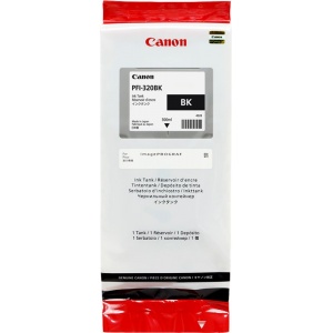 Canon PFI-320bk 2890C001 Orig PFI320 Cartuccia black 300ml - 4549292112405