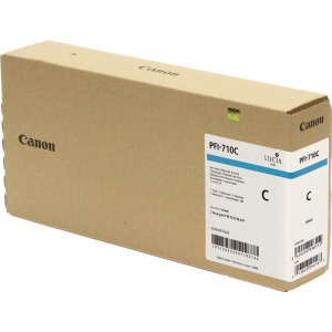 Canon PFI-710c 2355C001 PFI710 ORIGINAL Cartuccia cyan 700ml - 4549292098112