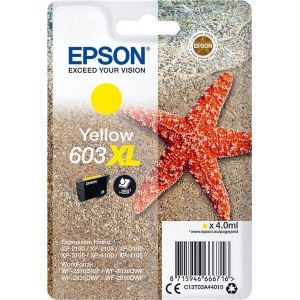 Epson C13T03A44010 603XL T03A4 Orig Cartuccia YELLOW 350 Pag 8715946666716